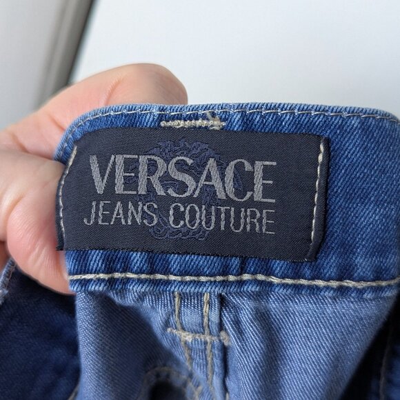 Versace Jeans Couture Straight Leg Denim Size 28 - Picture 10 of 15